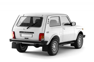 Защита порогов с накладками Ø63мм (ППК) LADA  4х4 2121  1995-/  4x4 URBAN  2015- - фото 71357