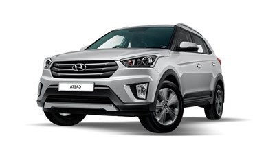 Порог-площадка "Silver" F173AL + комплект крепежа, RIVAL, Hyundai Creta 2016- - фото 71792