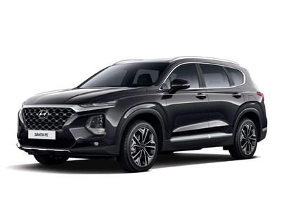 Порог-площадка "Premium-Black" A180ALB + комплект крепежа, RIVAL, Hyundai Santa Fe 2018-2020 - фото 71809