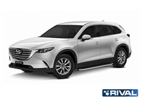 Порог-площадка "Premium" A193ALP + комплект крепежа, Mazda CX-9 2017-