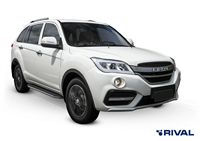 Порог-площадка "Premium" A160ALP  + комплект крепежа, RIVAL, Lifan X60 2016-