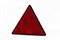 Светоотражатель треуголный с винтами Fristom DOB-030A красный - фото 69859